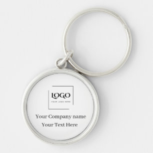 Chaveiro Modelo de logotipo personalizado elegante