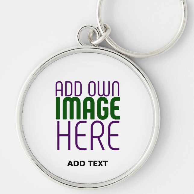 CHAVEIRO MODELO DE TEXTO DE IMAGEM BRANCA SIMPLES EDITÁVEL  (Frente)