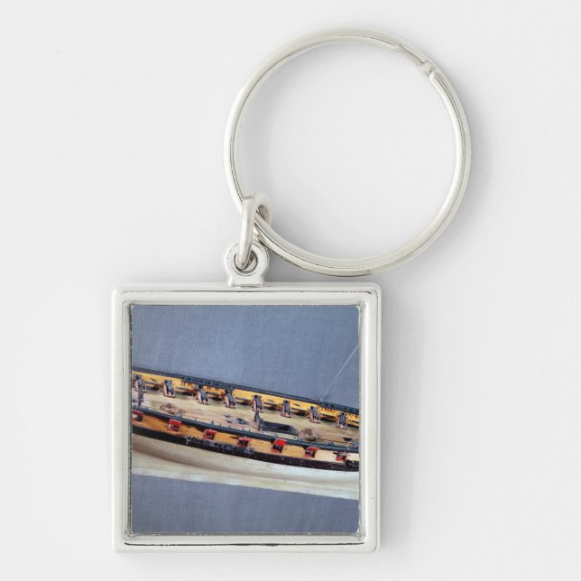 Chaveiro Modelo de um navio de pirata, c.1810 (Frente)