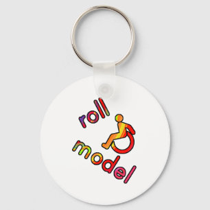 Chaveiro Modelo do rolo - camisetas da inabilidade - em