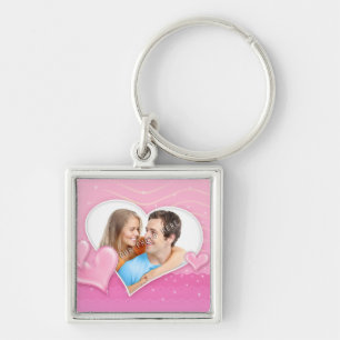 Chaveiro Modelo especial da foto dos corações
