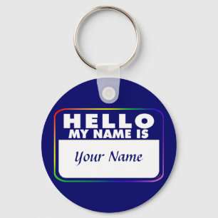 Chaveiro Modelo nome de etiqueta