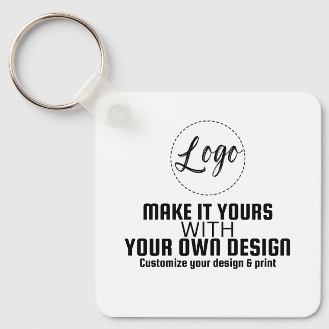 Chaveiro Modelo Personalizado em Branco (Frente)