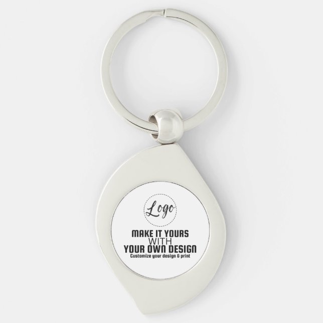 Chaveiro Modelo Personalizado em Branco (Frente)