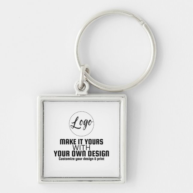 Chaveiro Modelo Personalizado em Branco (Frente)