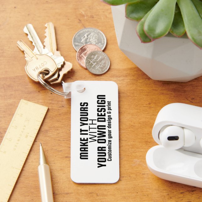 Chaveiro Modelo Personalizado em Branco (Mesa)