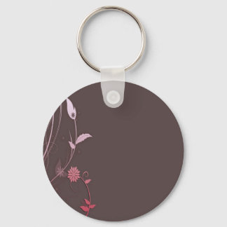 Chaveiro Modelo personalizável marrom e rosa