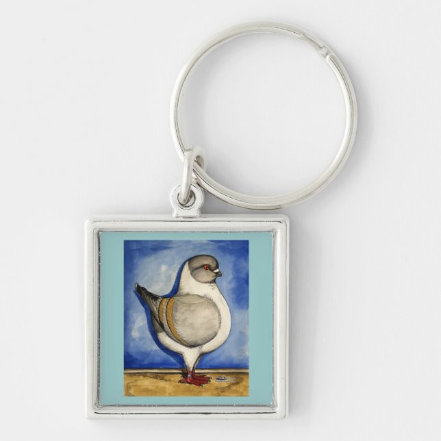 Chaveiro Modena Silver Gazzi Pigeon (Frente)
