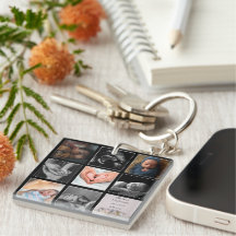 Modern 8 - Foto Collage Black Frame