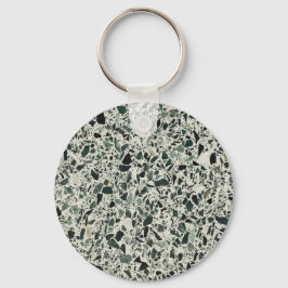 Chaveiro Modern Green Terrazzo
