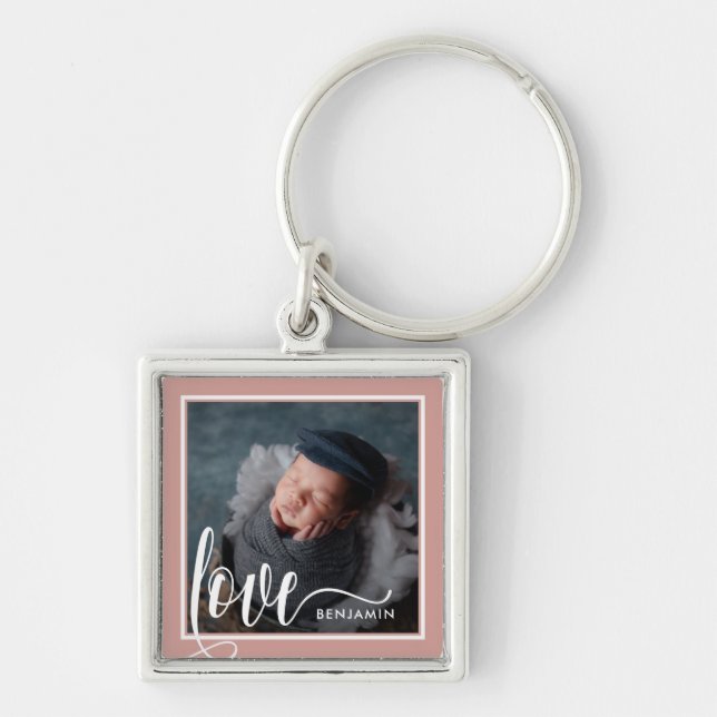 Chaveiro Modern Love Script Mother's Day (Frente)