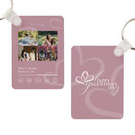 Chaveiro Modern Minimal Chic Music Player Photo Galentines