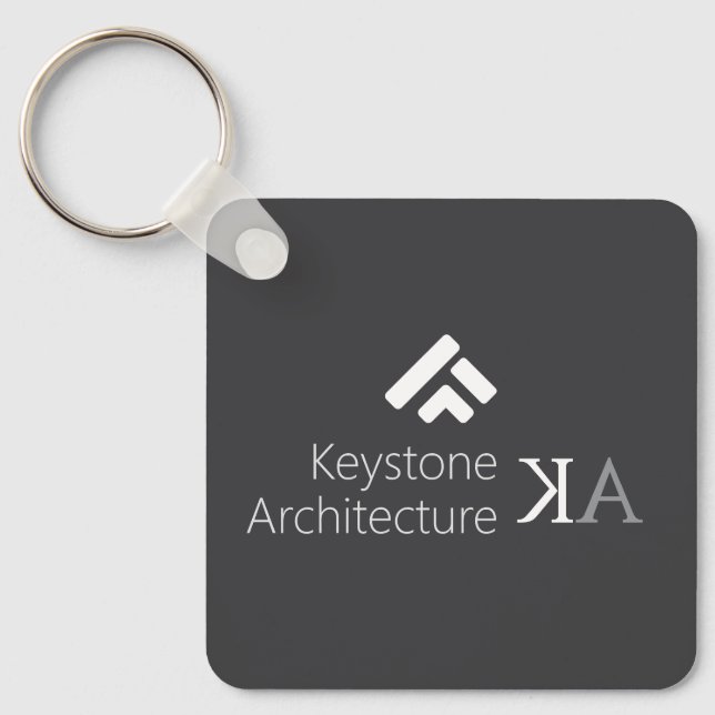 Chaveiro Modern Monogram Architect Bold  (Frente)