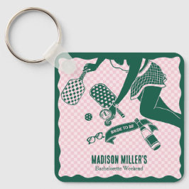 Chaveiro Modern Pickleball & Prosecco Bachelorette Weekend