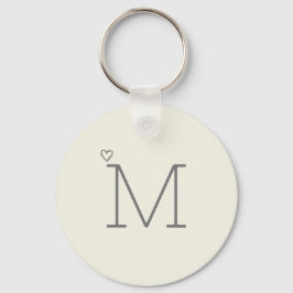 Chaveiro Modern Simpel Personalizado Inicial