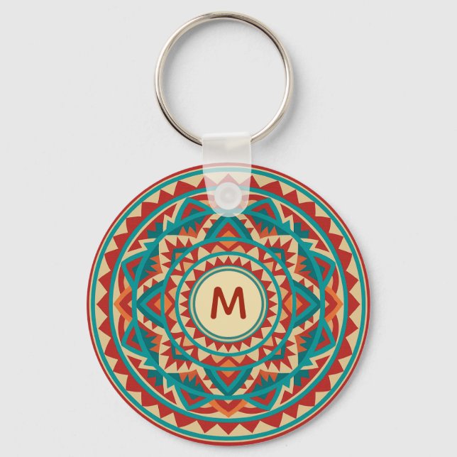 Chaveiro Modern Southwest Mandala (Frente)