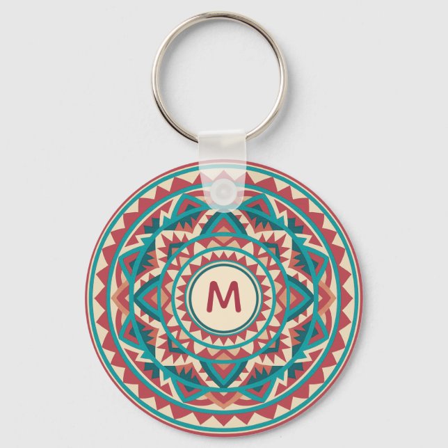 Chaveiro Modern Southwest Mandala (Frente)