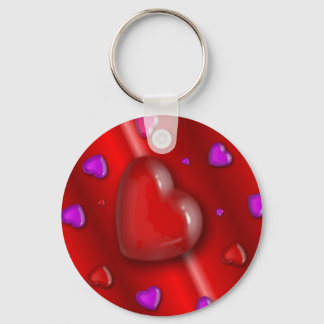 Chaveiro Modern Valentine love Hearts pattern