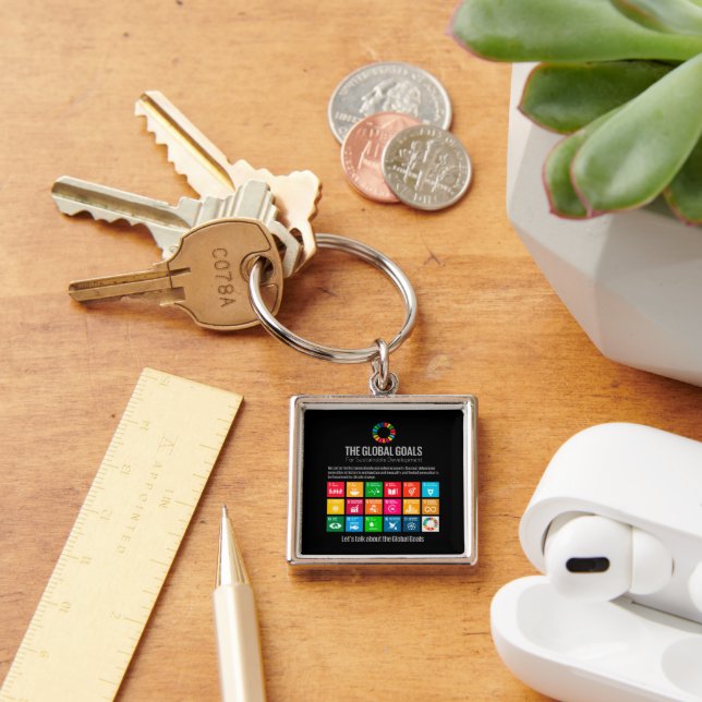 Chaveiro Moderna Tendência Cuta de Viver Sustentável Objeti (Mesa)