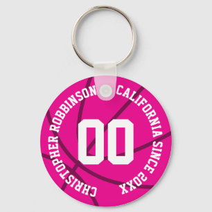 Chaveiro Moderno de Basquete Personalizado