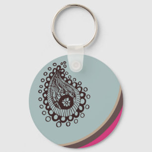 Chaveiro moderno de Paisley