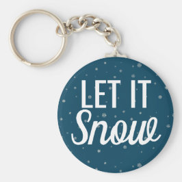 Chaveiro Moderno deixa-o nevar azul com flocos de neve