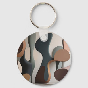 Chaveiro Moderno Escultural Abstrato Orgânico