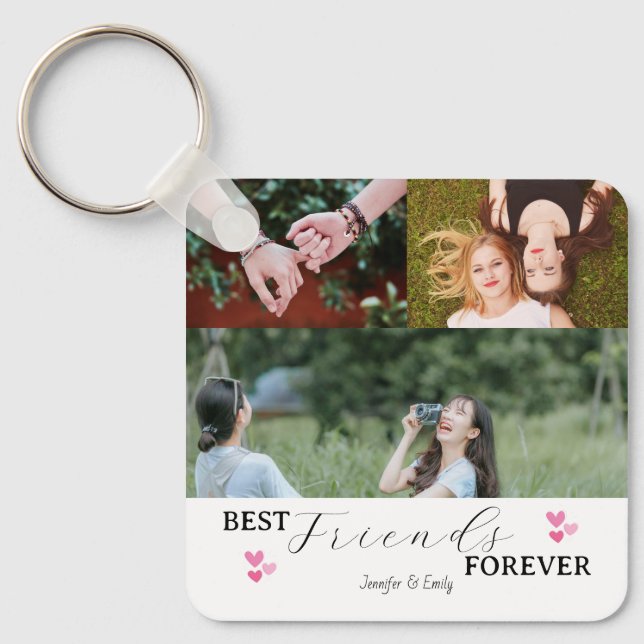 Chaveiro moderno para melhores amigos do mundo - 6 (Frente)