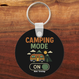 Chaveiro Modo De Acampamento Na Funny Nature Lover Camper G