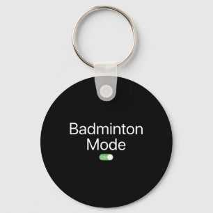 Chaveiro Modo de Badminton Ativado no Design de Smartphone