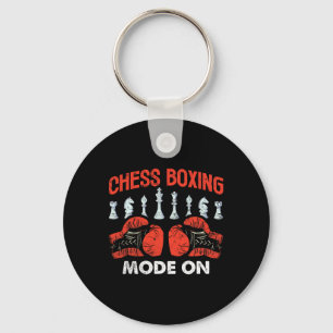 Chaveiro Modo De Boxing Do Xadrez Em Luvas De Peças Do Xadr