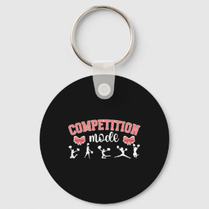 Chaveiro Modo de Dia de Competição de Cheerleading Comp Dia