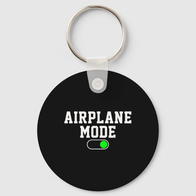 Chaveiro Modo do avião nas férias Verão (Frente)