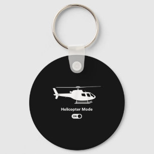 Chaveiro Modo Helicóptero Ligado - Desenho De Aviação De Av