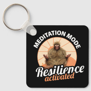 Chaveiro Modo Meditação: Resiliência Ativada do Pé-Grande