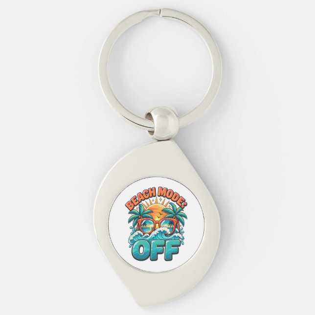 Chaveiro Modo Praia: Desligado (Frente)