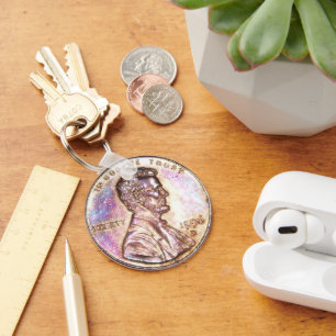 Chaveiro Moeda de cobre Penny dos EUA