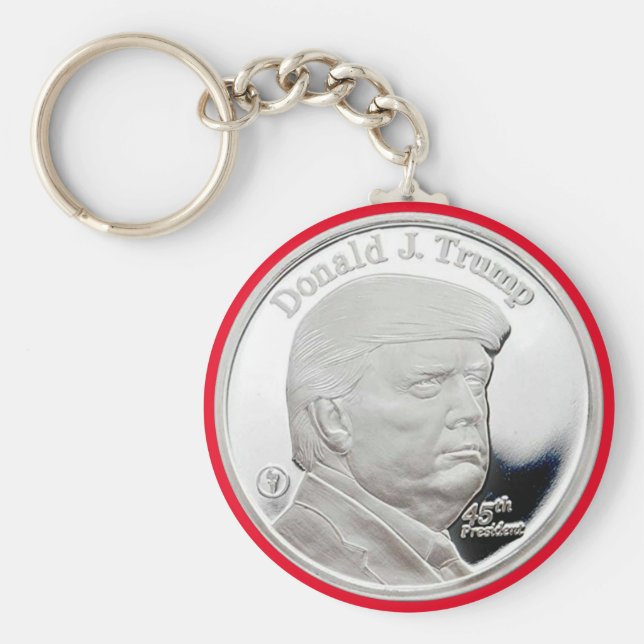 CHAVEIRO MOEDA DE TRUMP DONALD (Frente)