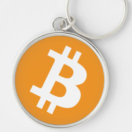 Chaveiro Moeda do Crypto Laranja Bitmoney