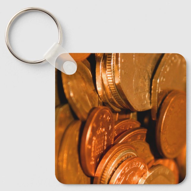 Chaveiro Moedas de Cobre e Prata (Frente)