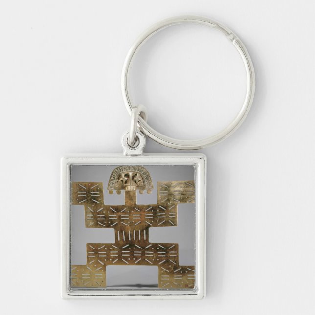 Chaveiro Molde Tumbaga peitoral, de Huaca del Dragão (Frente)