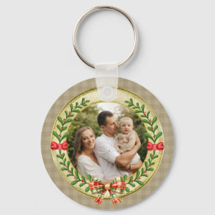 Chaveiro Moldura de Imagem Personalizada e Grinalda de Nata