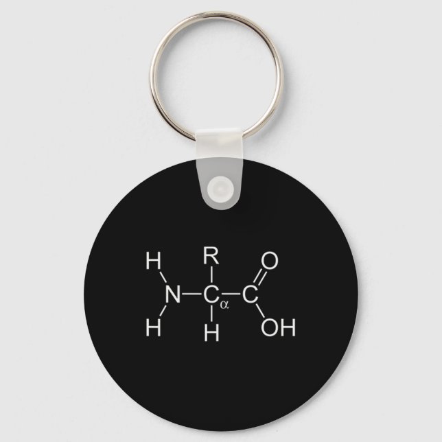 Chaveiro Molécula De Proteína - Giro E Química - Construção (Frente)