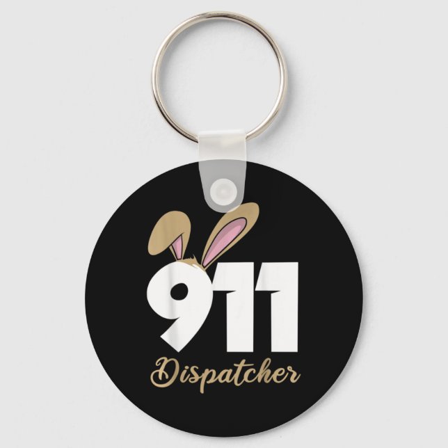 Chaveiro Moletom com capuz de despachante 911 de Páscoa (Frente)