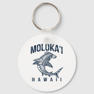 Chaveiro Molokai Havaí Tril Tubarão Polinésio Havaiano Prai