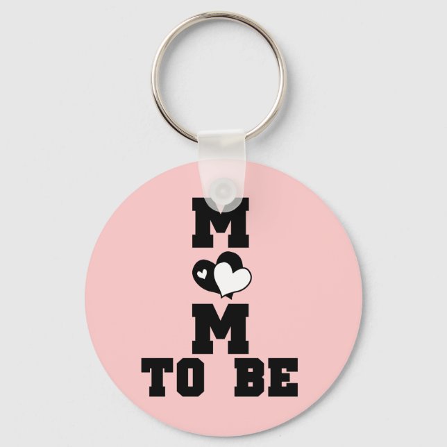 Chaveiro MOM a ser - Texto preto (Frente)