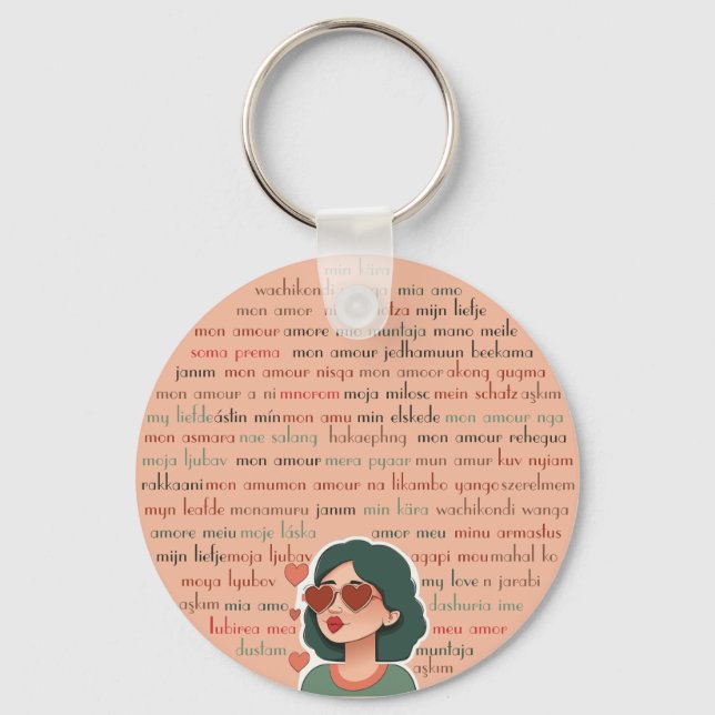 Chaveiro Mon Amour (Frente)