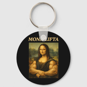 Chaveiro Mona Lifta Divertida Mona Lisa Levantamento Treino