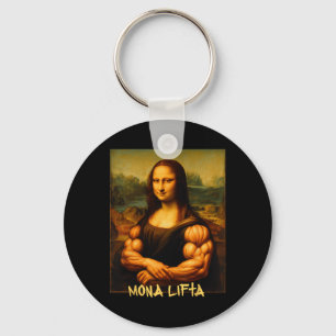 Chaveiro Mona Lifta Muscle Mona Lisa Bodybuilder Gym E Ar