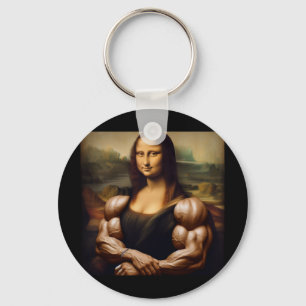 Chaveiro Mona Lisa Bodybuilding Funny Gift 1